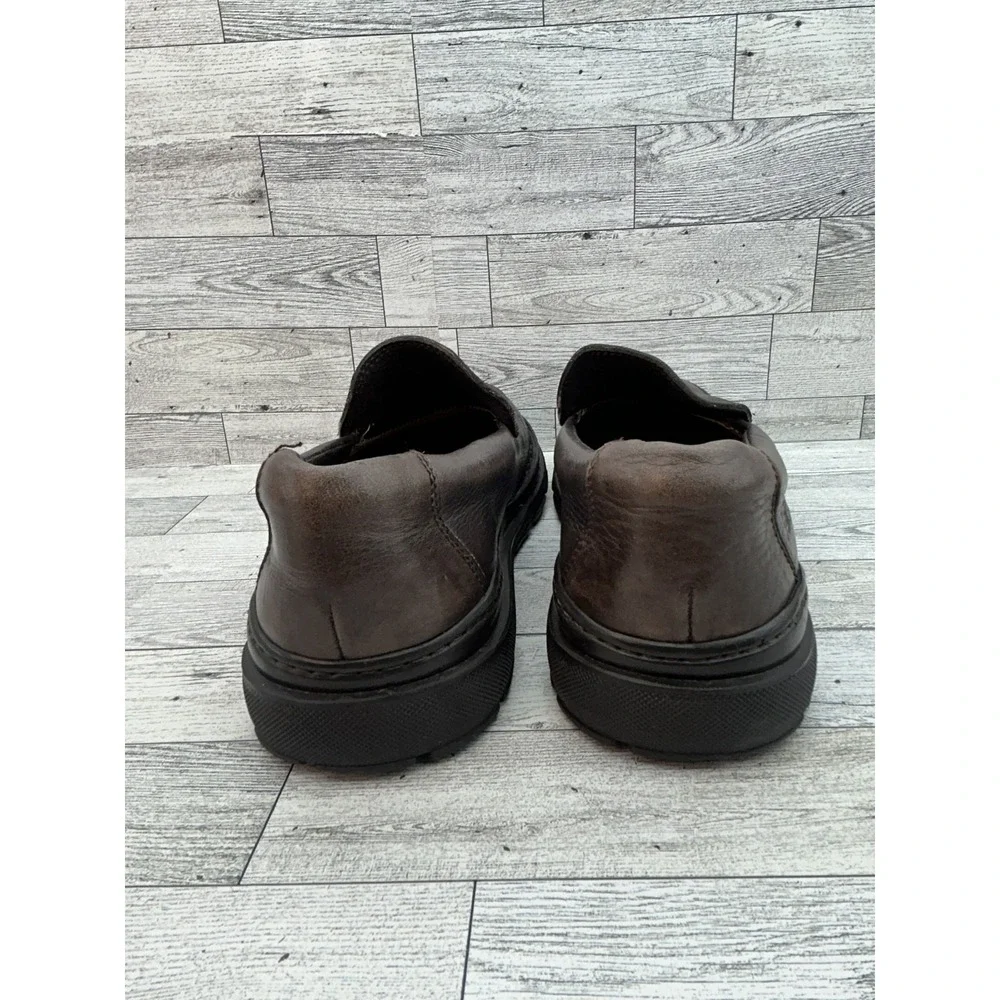 Born Shoes Mens Size 9.5 Leather Slip On Loafers‎ Comfort Handcrafted